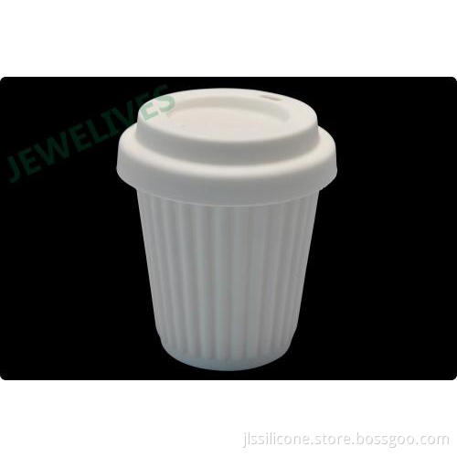 Fda Silicone Coffee Mug With Cover